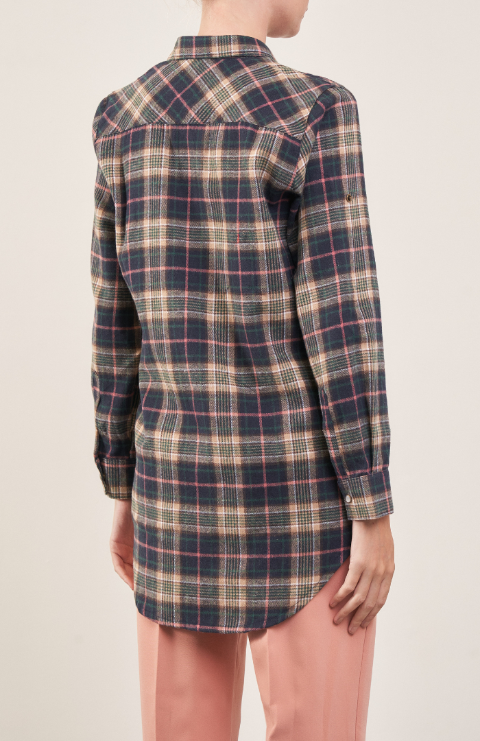 CAMISA VIYELA CON BROCHES - Imagen 2