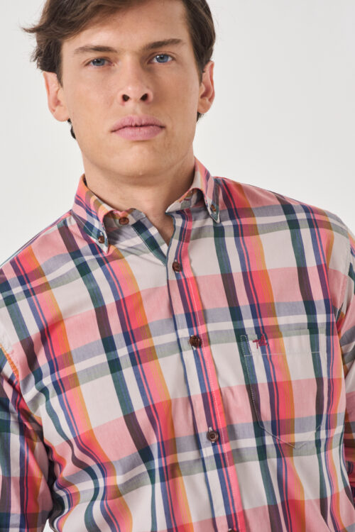 CAMISA STRAUSS ESCOCÉS Regular fit