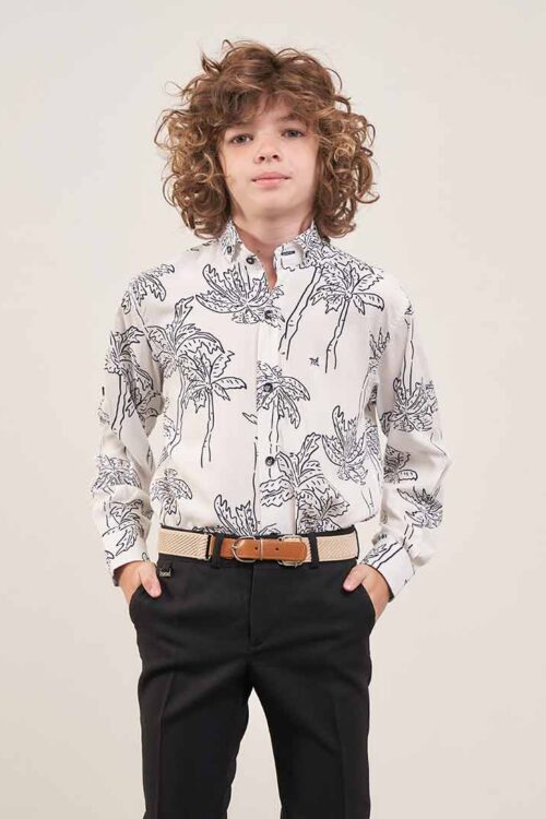 Camisa Sport Fibrana Estampada