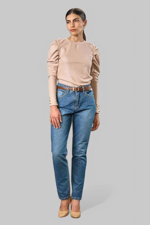 DENIM MOM PENNY