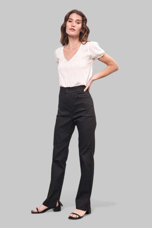 PANTALÓN DENIM TIRO ALTO