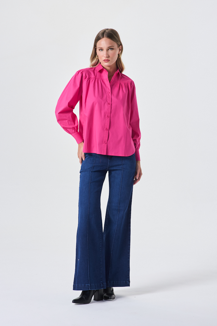 CAMISA CANESU DRAPEADO - Imagen 8