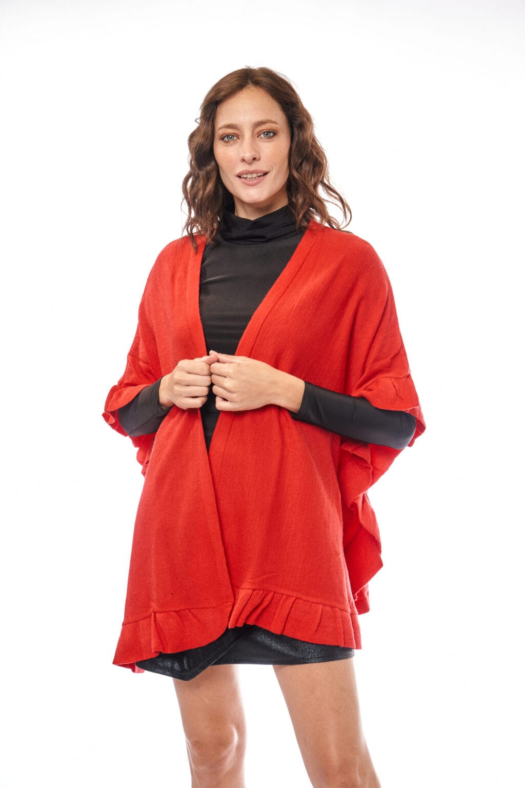 PONCHO TEJIDO PIA - Imagen 3