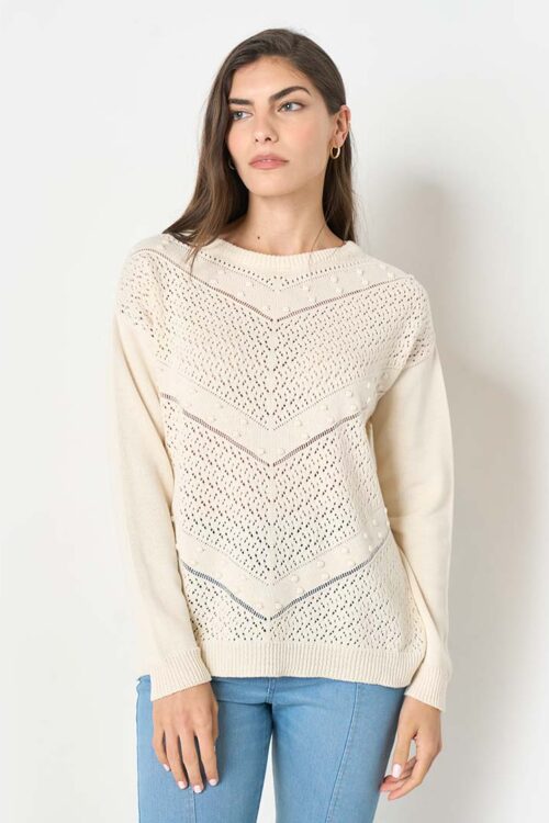 SWEATER ESCOTE REDONDO