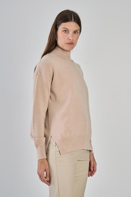 SWEATER MEDIA POLERA JOSIE