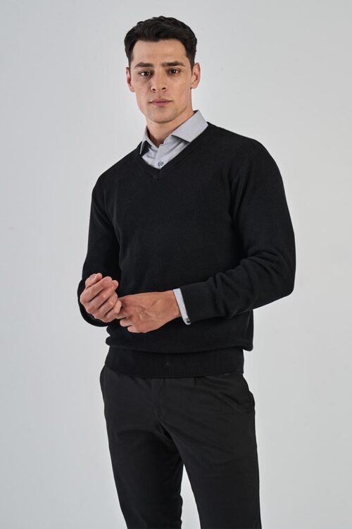 SWEATER ESCOTE EN V