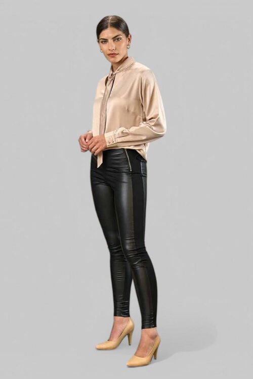 PANTALÓN PU COMBINADO