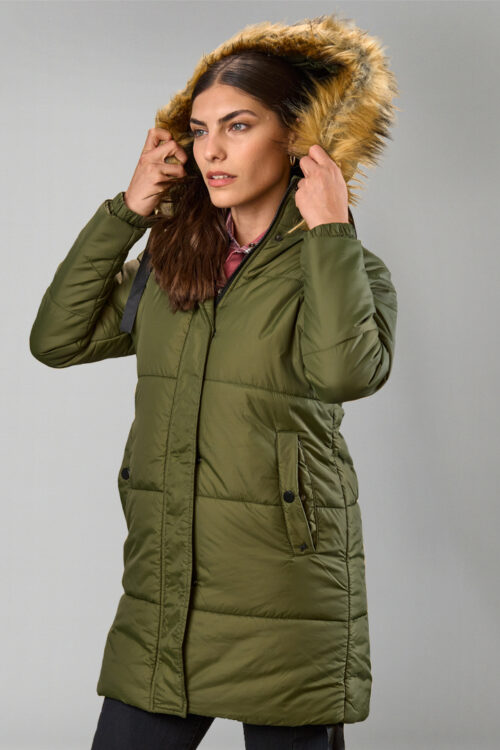 PARKA CON CAPUCHA