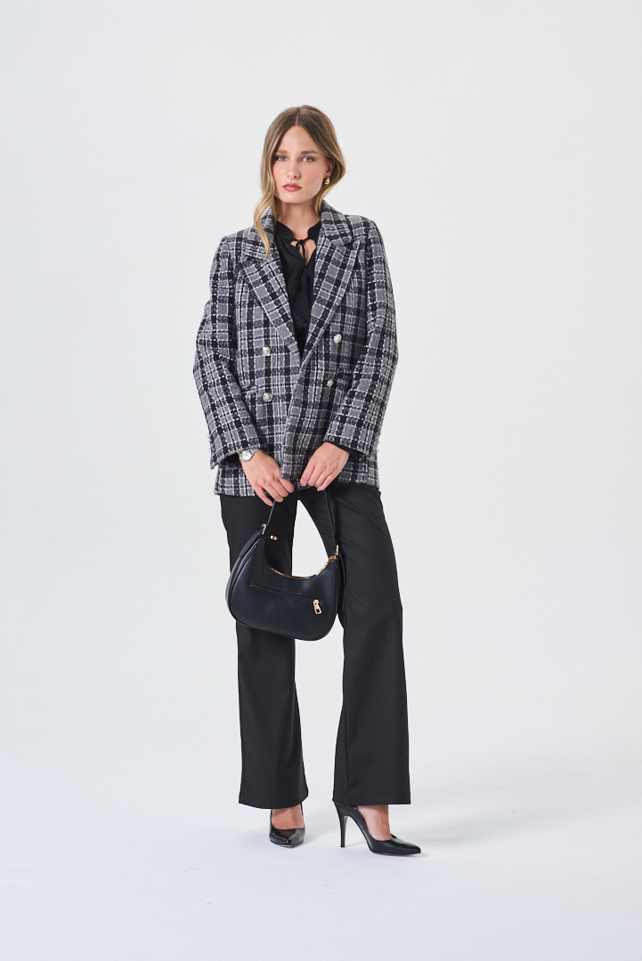 SACO CRUZADO FTSÍA PIEL DE POOL