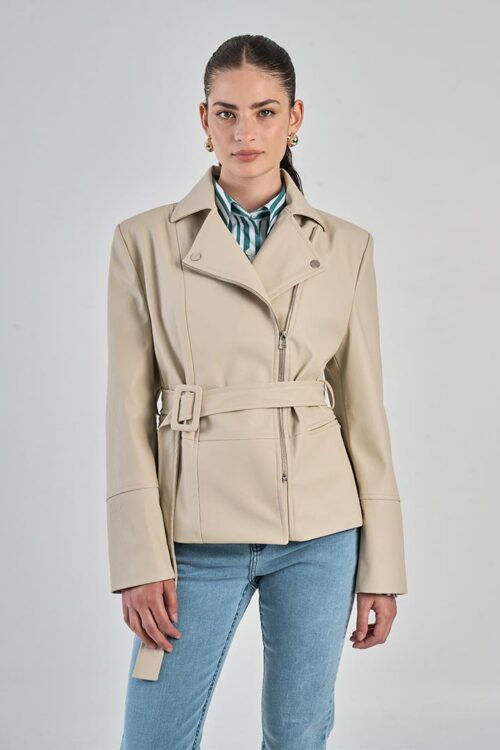 CAMPERA MOTOQUERA EN PU