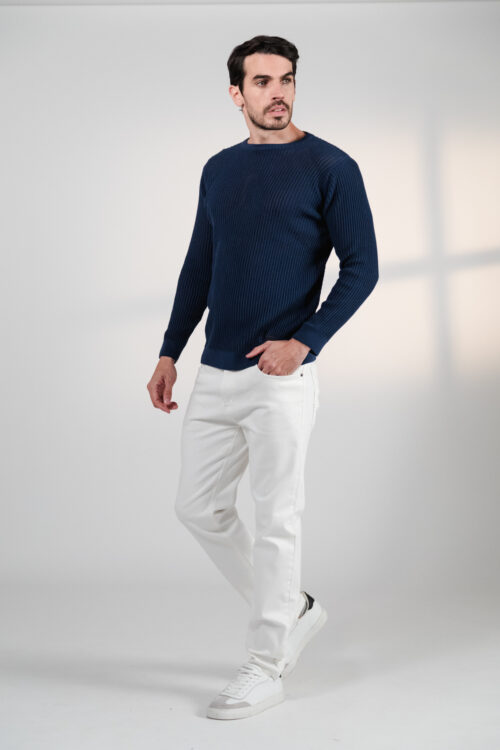 DENIM WHITE BULL