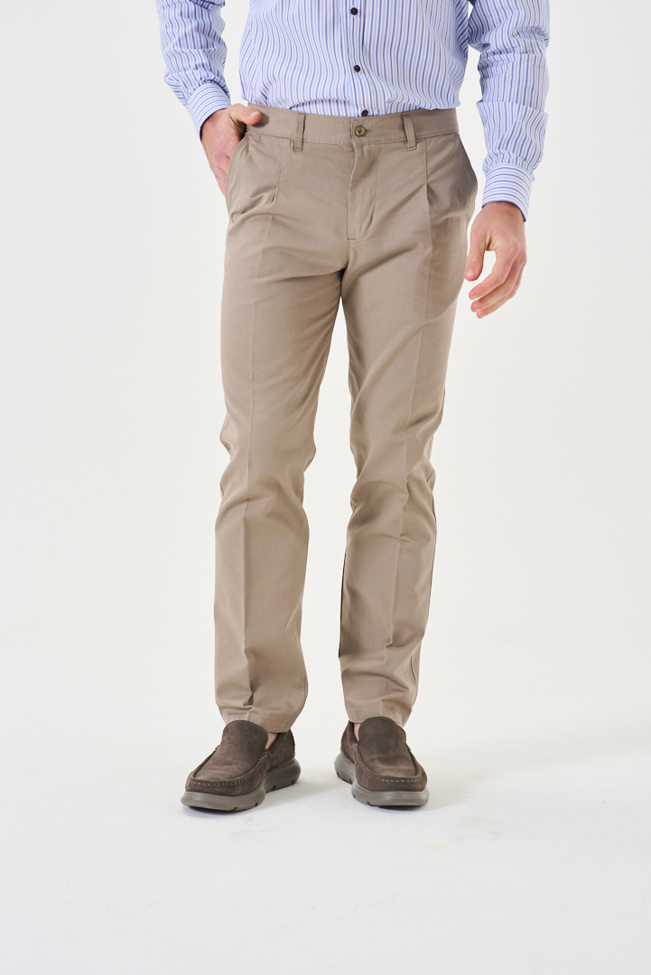 PANTALÓN SPORT GABARDINA 1 PINZA - Imagen 2