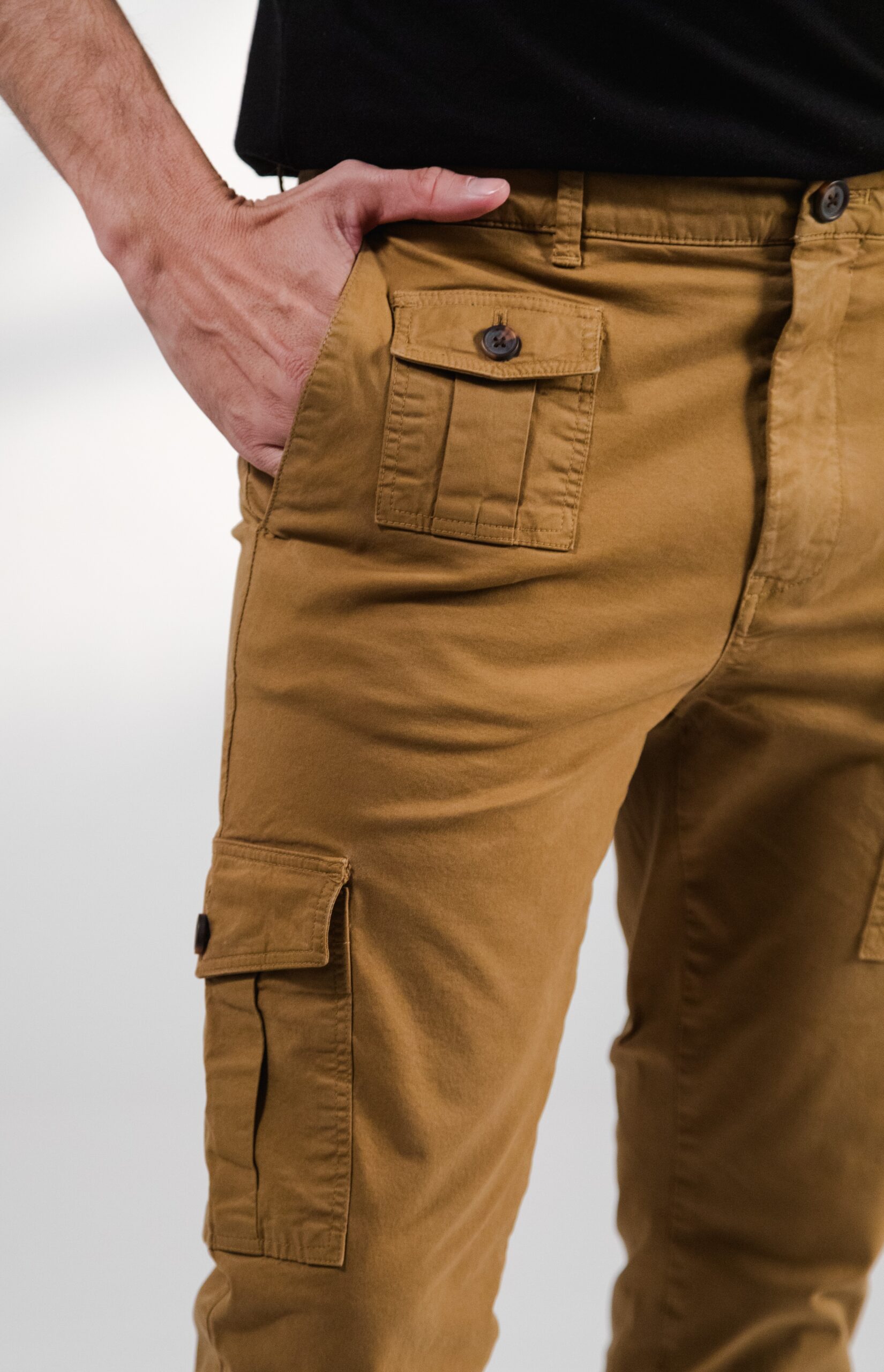 PANTALÓN CARGO COTTON SPANDEX - Imagen 2