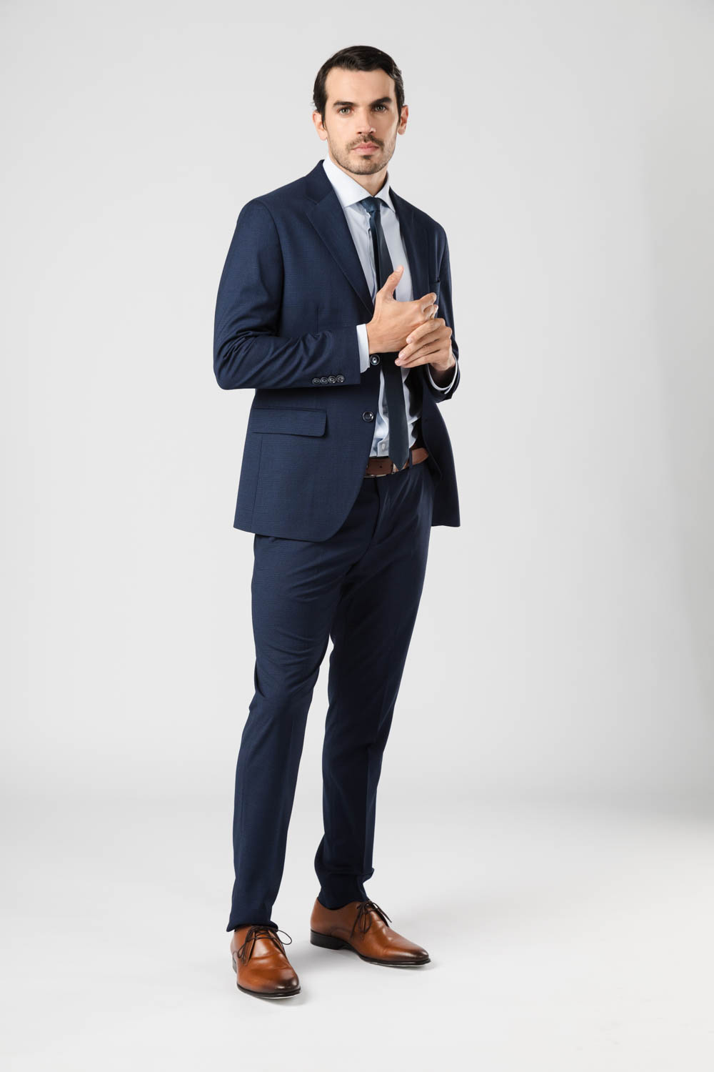 AMBO FTSÍA S´100 REGULAR 2BOT PANT. S/PINZA - Imagen 2