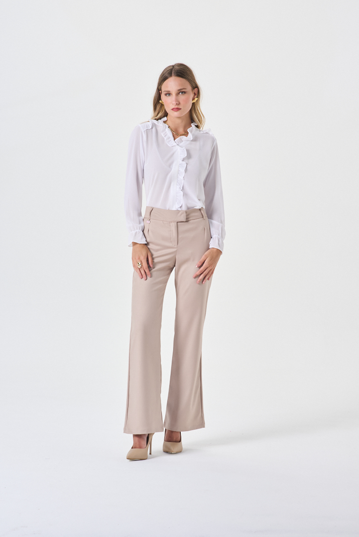 PANTALÓN SASTRERO CINTURA CRUZADA - Imagen 10