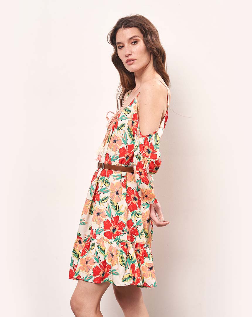 VESTIDO FLOWER FOLK - Imagen 4
