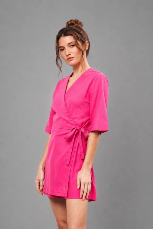 VESTIDO MONO LINO