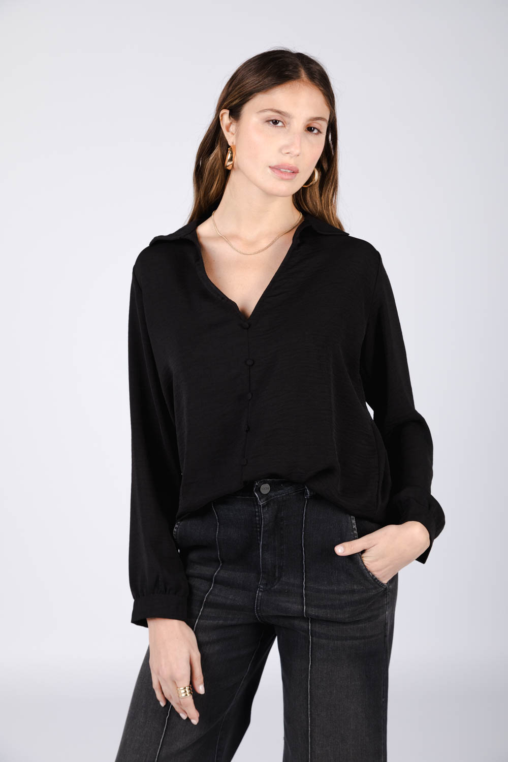 BLUSA MICA CANESU DRAPEADO