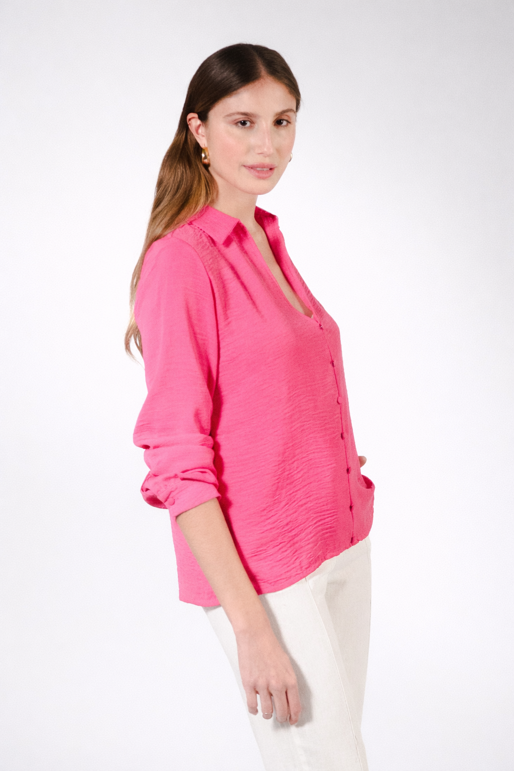 BLUSA MICA CANESU DRAPEADO - Imagen 3