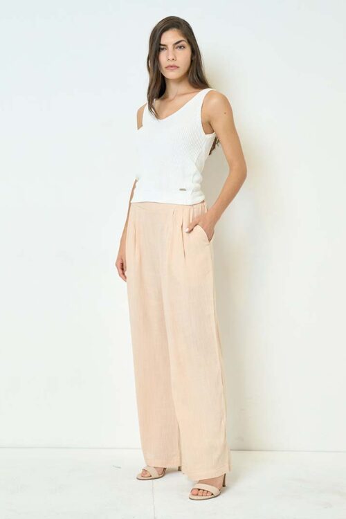 PANTALÓN SIMIL LINO