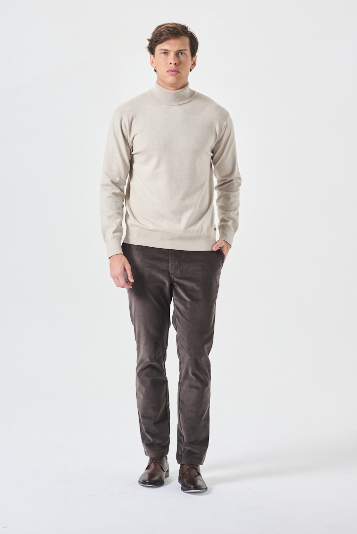 PANTALÓN CORDEROY ALG Y SPDX SIN PINZA