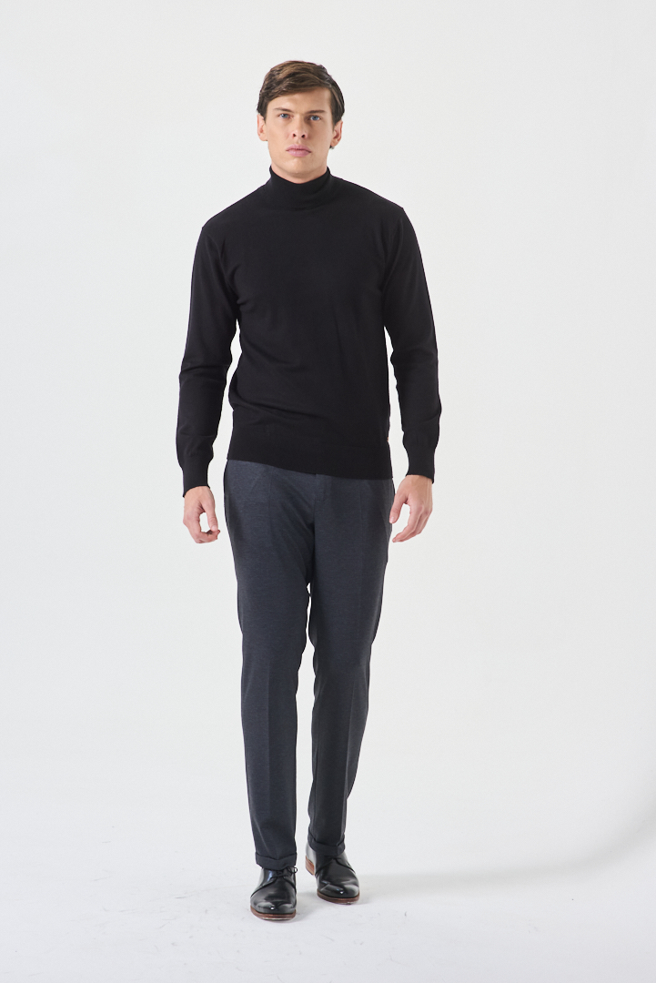 PANTALÓN FTSÍA DE PUNTO SIN PINZA CRUZADO