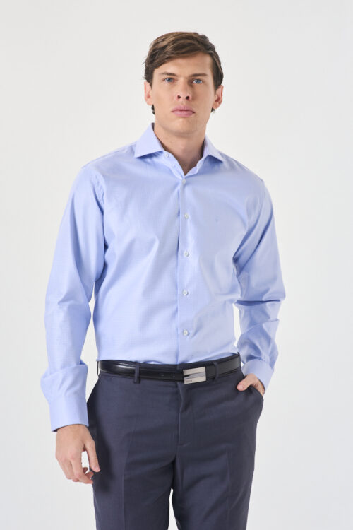 CAMISA REGULAR PIE DE POULE