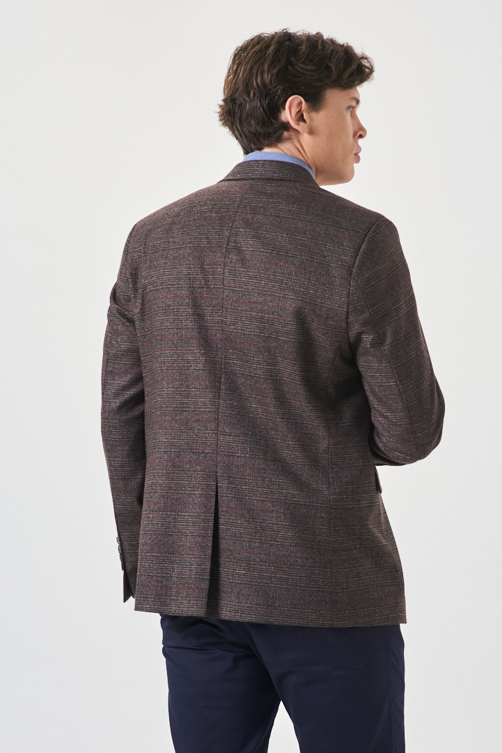 SACO SPORT REGULAR FIT FTSÍA ESCOCES - Imagen 4