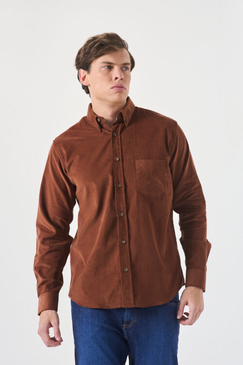 CAMISA CORDEROY Regular fit