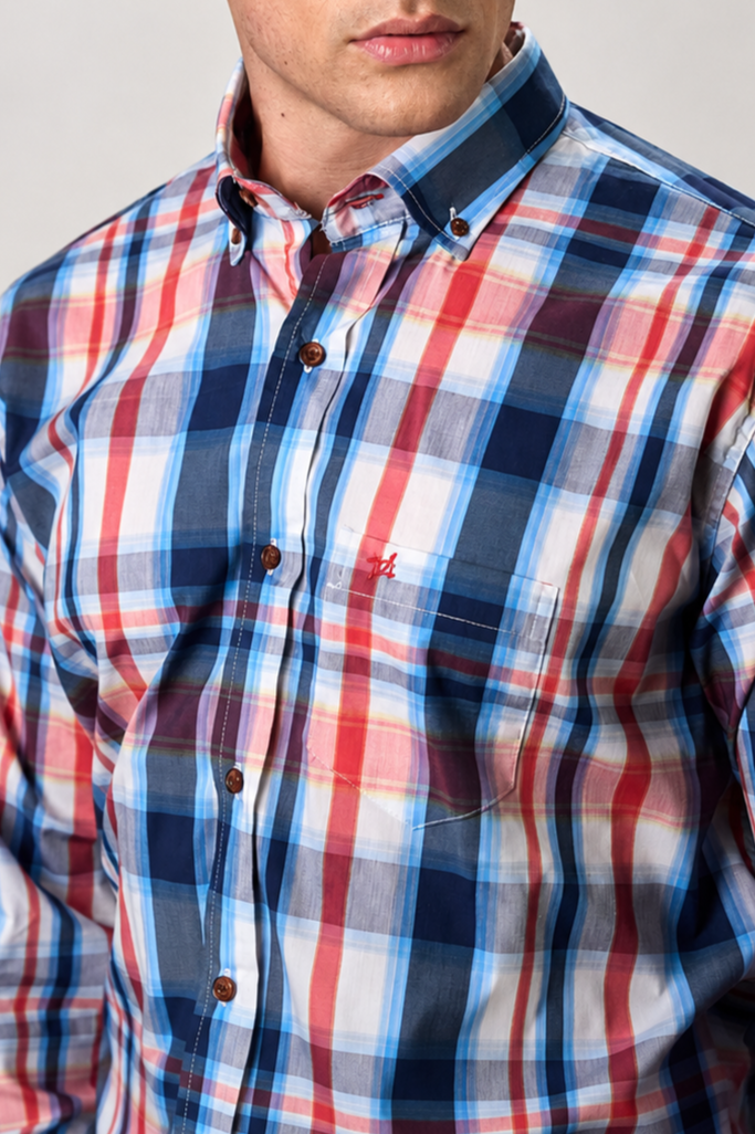 CAMISA STRAUSS ESCOCÉS Regular fit - Imagen 6