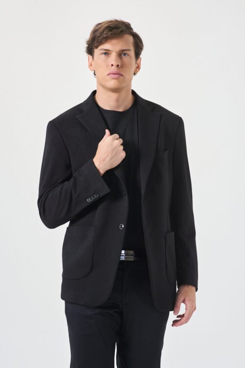 SACO DE PUNTO REGULAR FIT PLAQUE