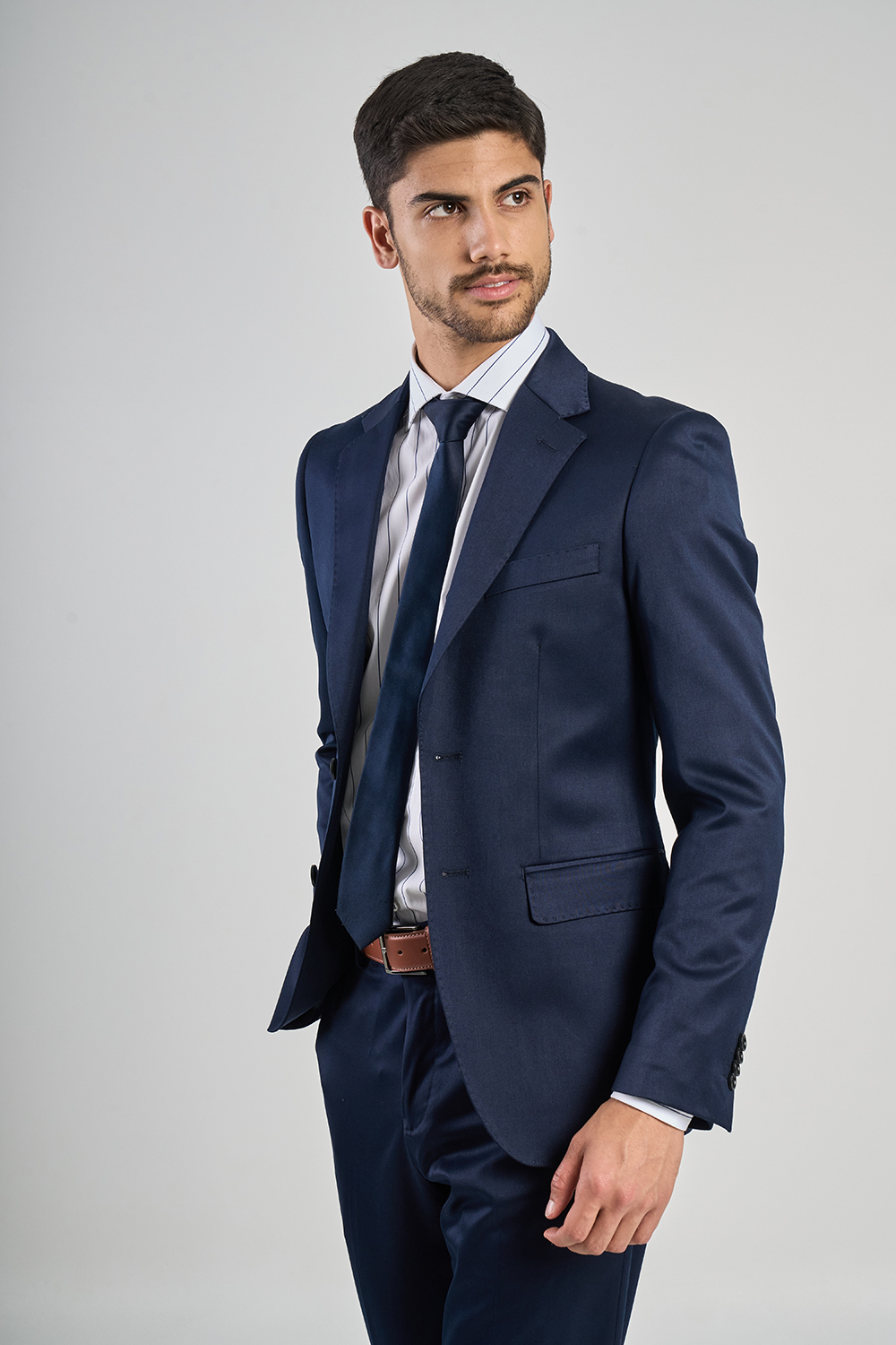 AMBO REGULAR FIT SATEN 2BOT PANT. S/PINZA - Imagen 3