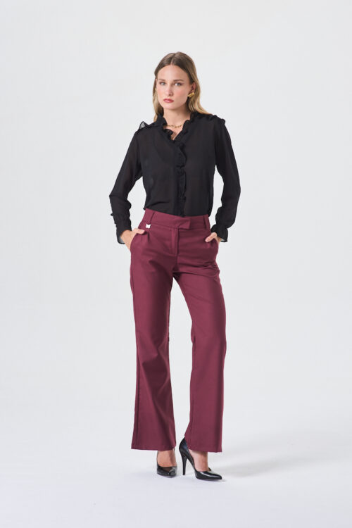 PANTALÓN SASTRERO CINTURA CRUZADA