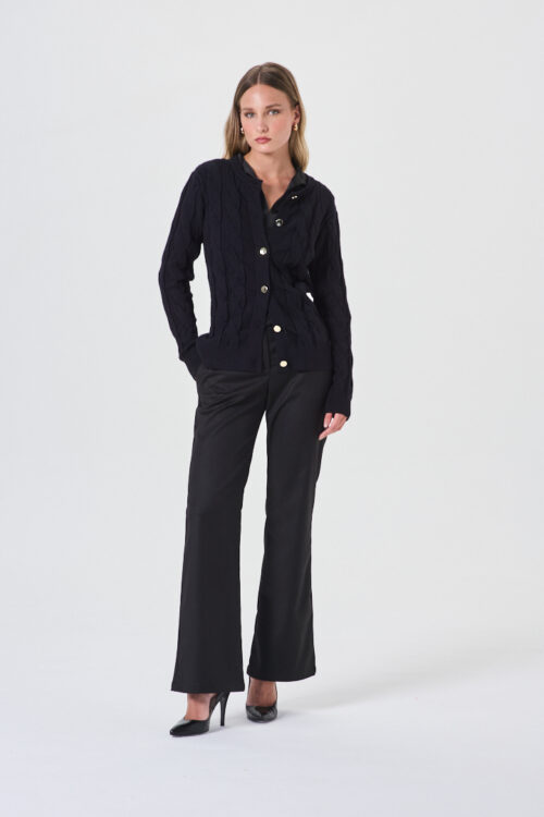 SWEATER CARDIGAN CORTO TRENZA
