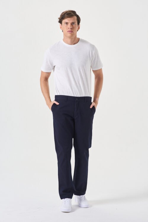 PANTALÓN SPORT GABARDINA S/PINZA AZUL