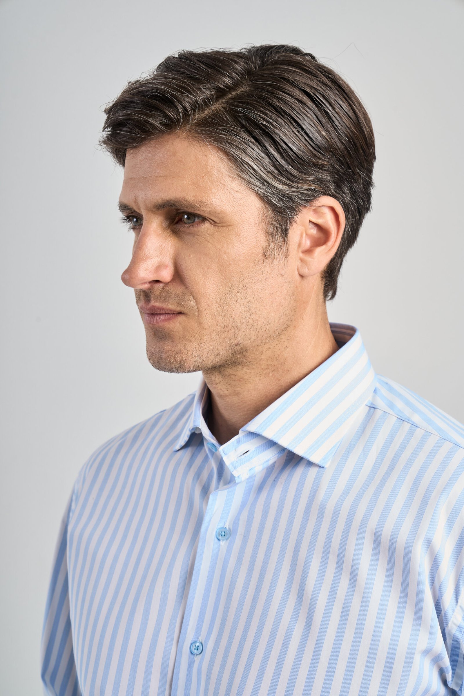 CAMISA VESTIR SLIM FIT RAYAS - Imagen 3