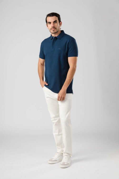 CHOMBA PIQUE BAUTISTA CON CIERRE