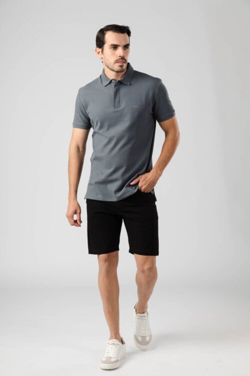 CHOMBA PIQUE BAUTISTA CON CIERRE