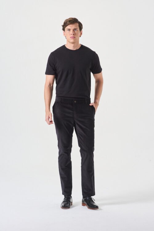 REMERA CUELLO REDONDO ALG/SUBLIMADA NEGRO