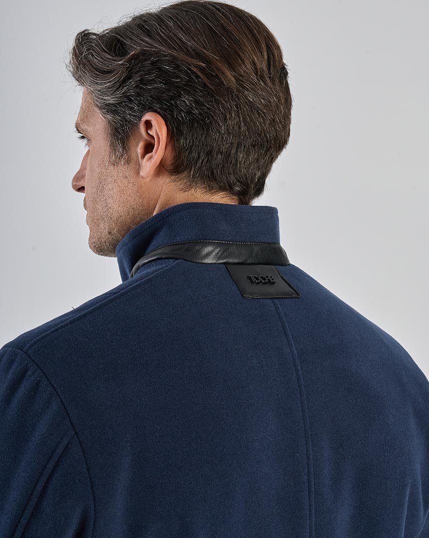 GABAN CORTO CON MATELASSE Y CIERRE COMBINADO - Imagen 3