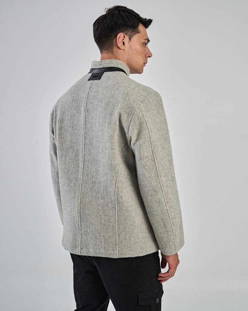 GABAN CORTO CON MATELASSE Y CIERRE COMBINADO - Imagen 5