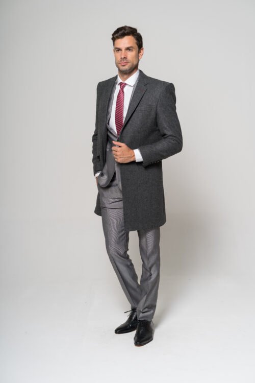 SOBRETODO LANA MELANGE SLIM FIT