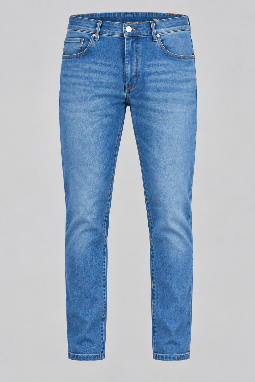 PANTALON DENIM 5 BOLSILLOS CORTE TIRO MEDIO