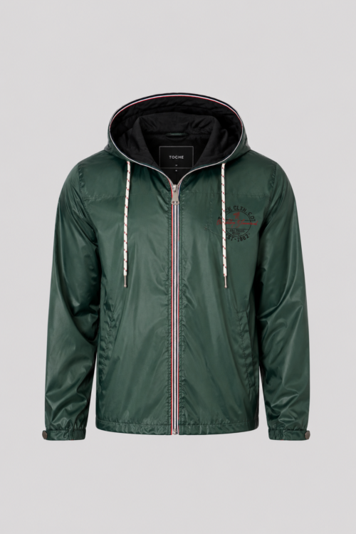 CAMPERA ROMPEVIENTO CON CAPUCHA