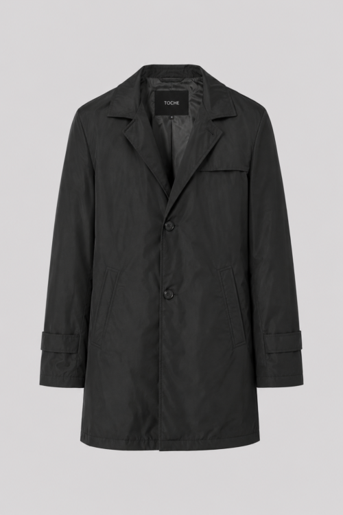 TRENCH BOTÓN OCULTO