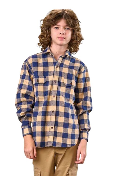 CAMISA SPORT VIYELA CUADROS