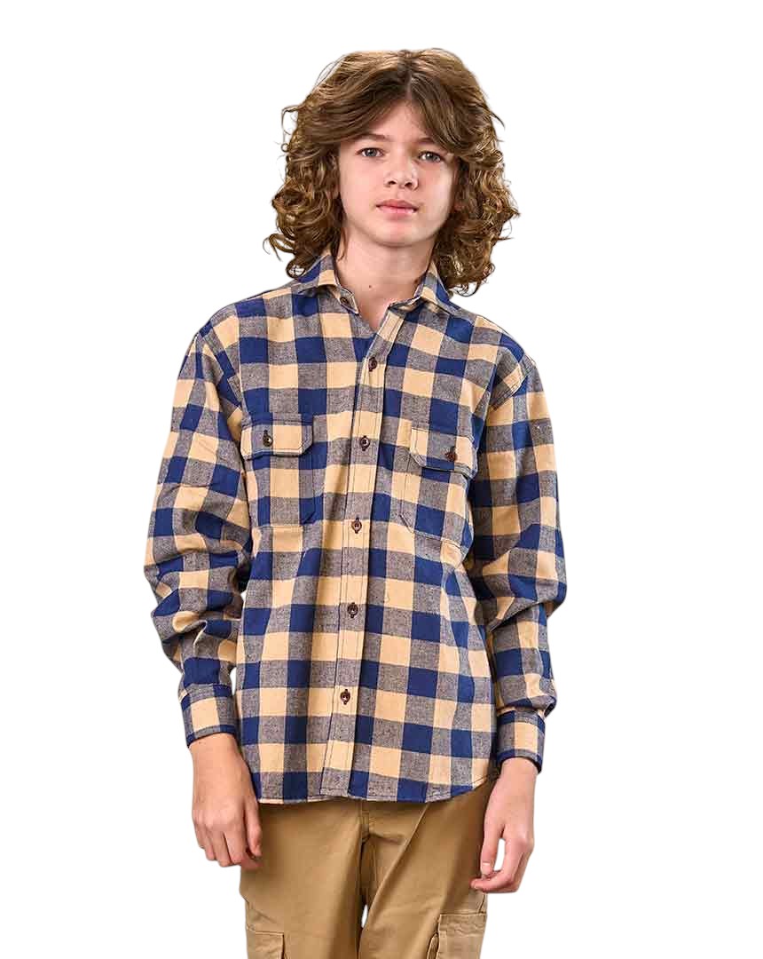 CAMISA SPORT VIYELA CUADROS