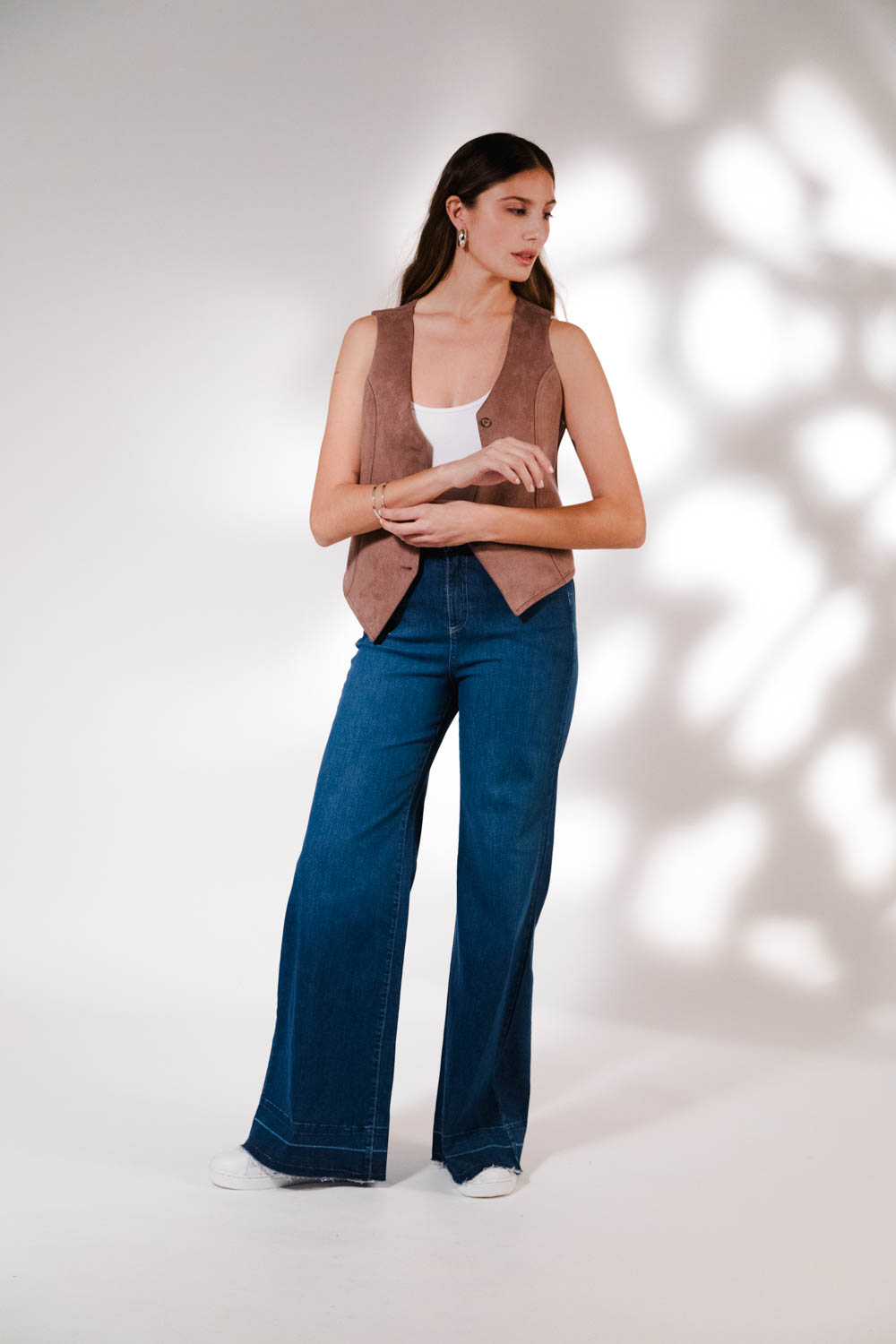 PANTALÓN DENIM WIDE LEG - Imagen 2