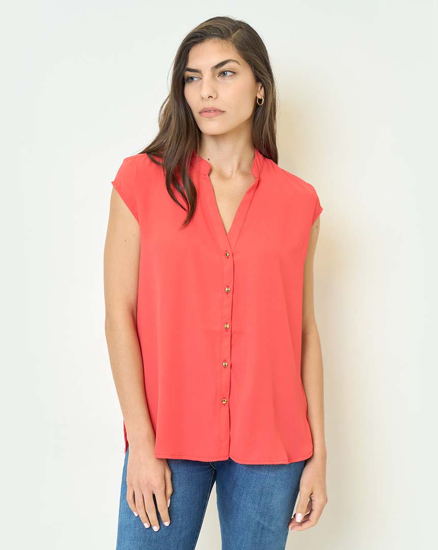 CAMISA MANGA CORTA CREPE - Imagen 4
