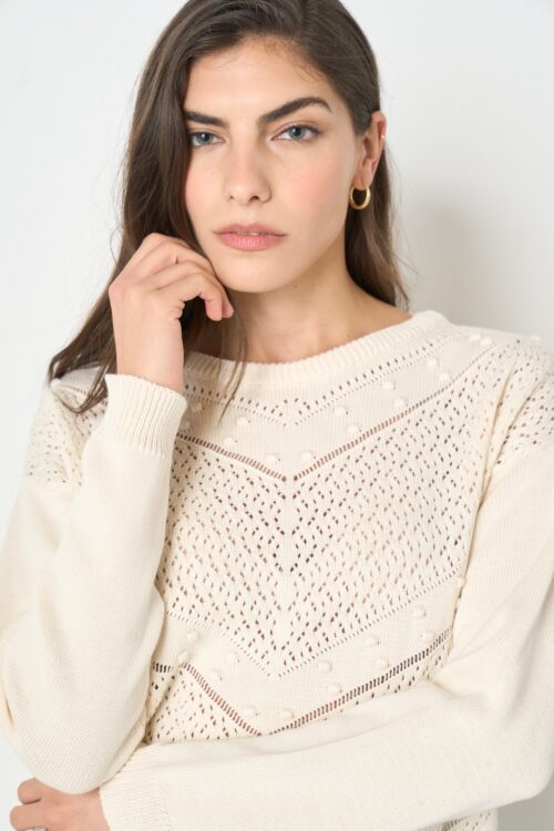 SWEATER TEJIDO CALADO
